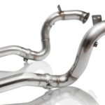 mercedes c63 w205 catted and catless downpipes