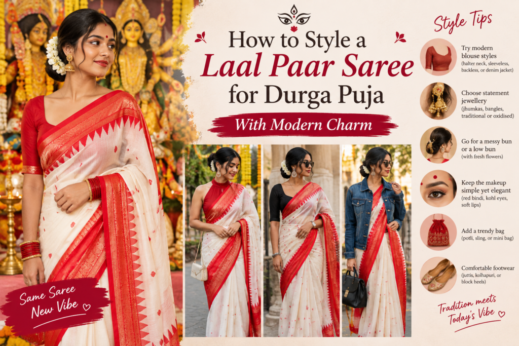 Durga Puja saree